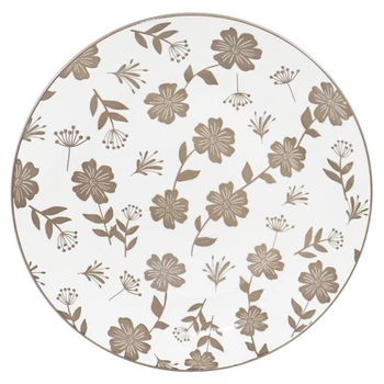 Тарелка обеденная Ardesto Ravenna AR1327R 26.8 см бежевая 5167844