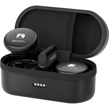 Петличний мікрофон BOYA Omic-U з зарядним кейсом (USB Type-C Black)