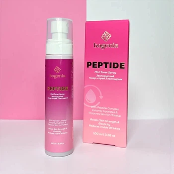 Зволожуючий тонер-спрей Bogenia з пептидами Peptide Mist Toner Spray (100мл) BG454.07