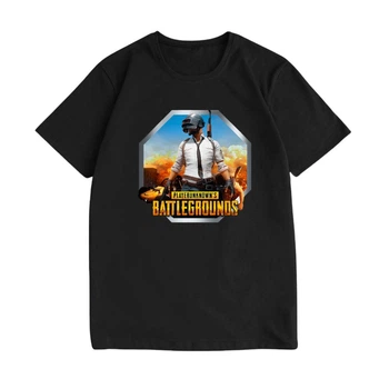 Футболка детская черная с принтом Pubg Пабг DM-7311 134 см