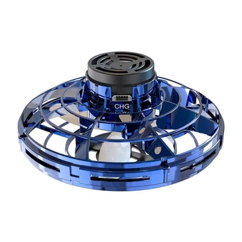 Летающий электрический спинер Fly Spinner со светодиодной подсветкой синий