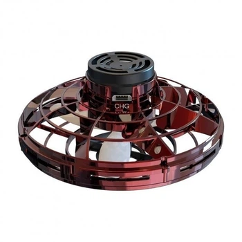 Летающий электрический спинер Fly Spinner со светодиодной подсветкой красный