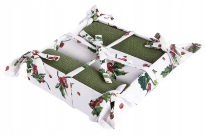 Zestaw ręczników kuchennych Homla Magic Moments z motywem świąt 45 x 65 cm 3 szt (5906496703317)