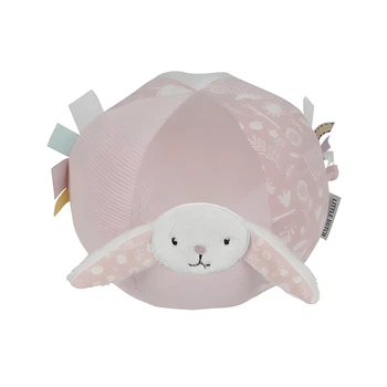 Мягкий мячик для малышей Little Dutch розовый (LD4607)