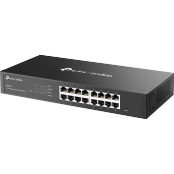 Коммутатор управляемый 16-портовый TP-Link Omada ES216G 32 Gbps Black
