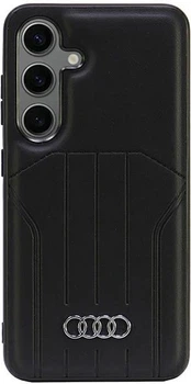 Etui Audi Synthetic Leather MagSafe do Samsung Galaxy S24 (S921) Black (AU-TPUPCMS24-Q5/D1-BK)