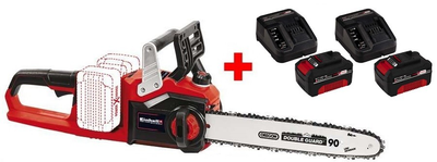 Пила цепная бесщеточная Einhell GE-LC 36/35 Li-Solo + зарядное устройство и 2 аккумулятора 18V 4,0 Ah SDRT_54501780, 4512042 (2 шт)