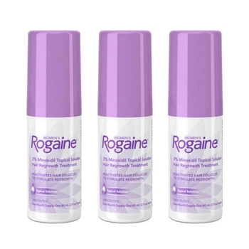 Розчин міноксидилу для росту волосся Women's Rogaine 2% Minoxidil для жінок 3 флакона