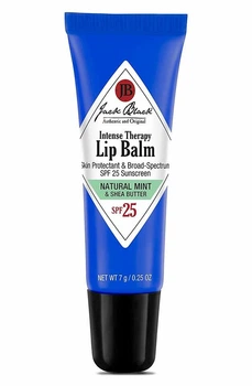 Мужской бальзам для губ Jack Black Intense Therapy Lip Balm SPF 25 с маслом ши и мятой (9 гр)