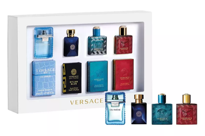 Подарочный набор мини парфюмов для мужчин Versace Men Miniature Set 4 флакона по 5 мл