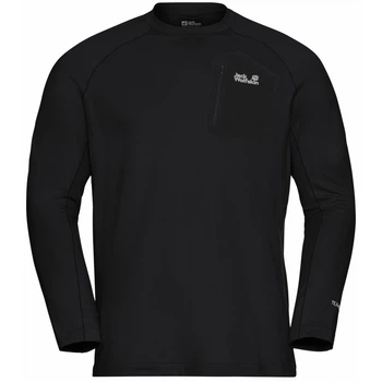 Кофта Jack Wolfskin Prelight Trail Crew M XL Черный (1109-4064886562294)
