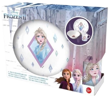 Набір дитячого посуду Disney Крижане серце 3 шт 88085 (8412497880850)