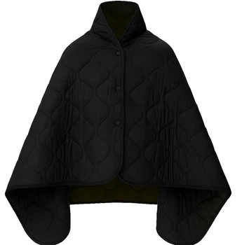 Кемпинговое одеяло Deep Black с чехлом 150×200 см KT7001002 — с кнопками, позволяющими использовать как пончо