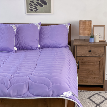 Зимове одеяло Floral Lavender / Флорал Лаванде 200х220 см двоспальне