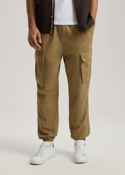 Брюки мужские jogger fit Diverse VARBERG XXL Бежевый (5905384189066)