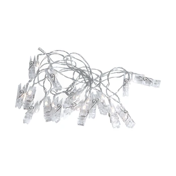 Гірлянда-нитка з прищіпками 20 LED 5 м GarlandoPro A65