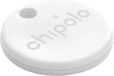 Chipolo ONE - Bluetooth-трекер для ключей, сумок и вещей, совместимый с iOS/Android (белый)