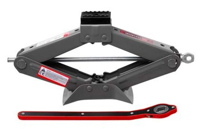 Домкрат механический Intertool 2т x 110-400мм ромбовидный с трещоткой (GT0185)