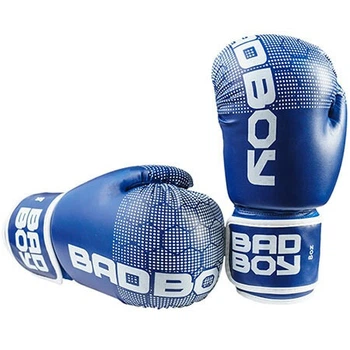 Боксерские перчатки BadBoy 8 oz синие BB-JR8B