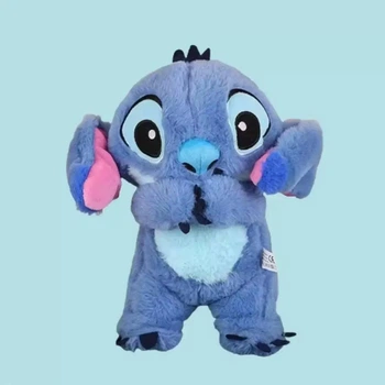 М'яка іграшка Стіч дихає та світиться Stitch Disney з батарейками