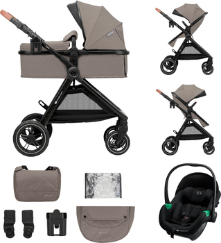 Універсальна коляска 3 в 1 KinderKraft Esme Pro Sand Beige (00-00305356)