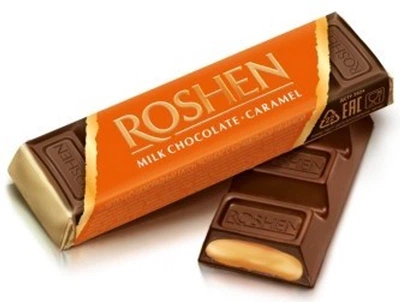 Батончик Roshen Chocolate & Caramel