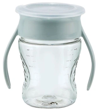 Чашка з твердою шийкою WOW Cup Baby 360° 207 мл Спокійний зелений (WOW1373) (0857689007420)