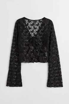 Топ жіночий чорнийH&M M(1095318)