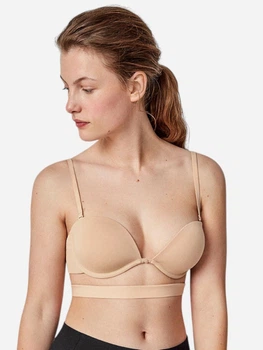 Бюстгальтер з кісточками безшовний Gisela Basic 110040T 85B Тілесний (8434299711354)
