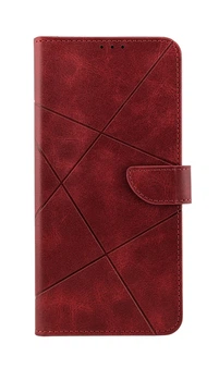 Чехол книжка Business Leather Claps для Xiaomi Redmi 15 4G EU (EU version код модели 25062RN2DE) 171mm с подставкой червоний