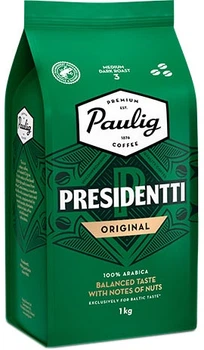 Кофе в зернах Paulig Presidentti Original 1 кг (6411300169344)