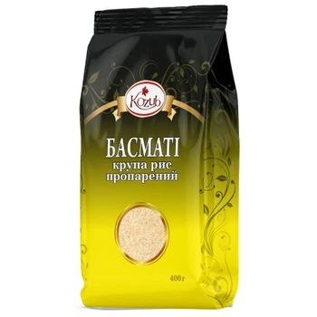 Крупа рис Басматі пропарений 400 г Козуб