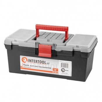 Ящик для инструмента 16" 396 X 216 X 164 мм INTERTOOL BX-0016 (135422)