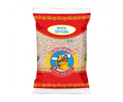 Крупа перловая TM Щедра торбинка 800 g