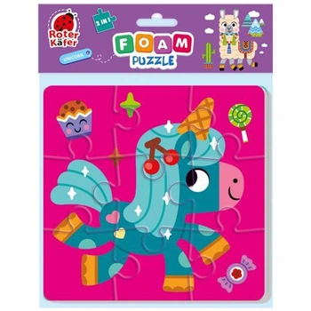 Мягкие пазлы 2в1 Foam Puzzle: Единороги Vladi Toys RK6050-02