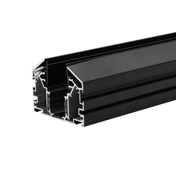 Магнитный трековый шинопровод OLEDIM OL35 48V для натяжного потолка черный (гарпун) 2м - 7771551