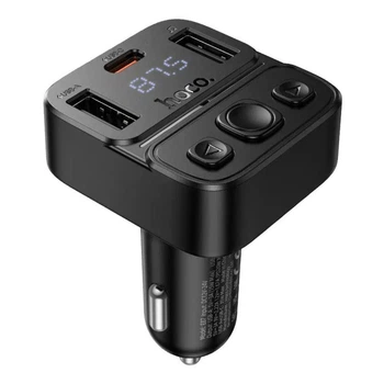 FM-трансмиттер Hoco E87 USB-C PD20W+USB 15W Total 35W Цвет Черный