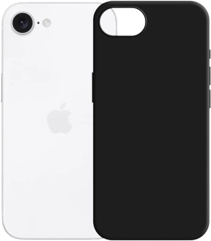Etui plecki 3MK Silicone Case do Apple iPhone 16E Black (5903108562911)