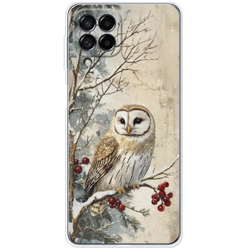 Силіконовий чохол BoxFace Samsung Galaxy M53 5G (M536) Christmas Owl (44473-up2645)