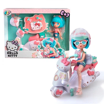 Игровой набор для девочек 4SF Manga Dolls Hello Kitty со скутером Пинк