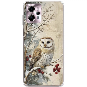 Силіконовий чохол BoxFace Motorola G13 Christmas Owl (45900-up2645)