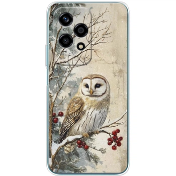 Силіконовий чохол BoxFace Huawei Honor 200 Lite Christmas Owl (61056-up2645)