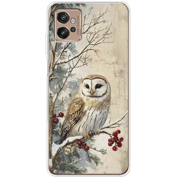 Силіконовий чохол BoxFace Motorola G32 Christmas Owl (45173-up2645)