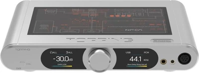 ЦАП з підсилювачем для навушників Topping DX9 Silver