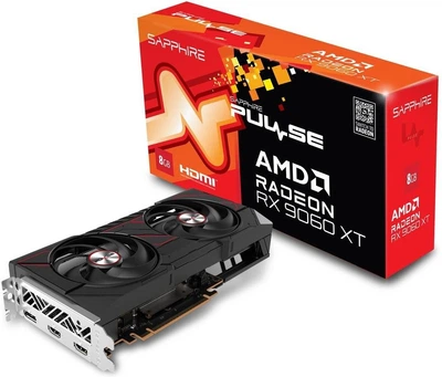 Відеокарта Sapphire Radeon RX 9060 XT 8GB Pulse Gaming OC (11350-04)