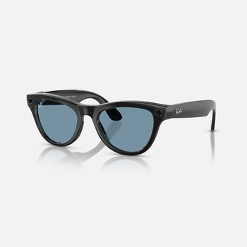 Смарт-очки Ray-Ban Meta Skyler Shiny Black/Transitions Cerulean Blue S-M (RW4010 601/MF52)