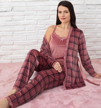 Жіноча піжама трійка Pijamoni 55473 L