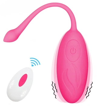 Віброяйце I’MCUM Kegel Pro з дистанційним керуванням 12 режимів вібрації Рожеве (IM-KTD244)