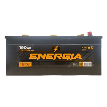 Автомобильный аккумулятор Energia Truck 190 Ah (+/-) (1200EN) 513 х 223 х 223 мм (E22395)