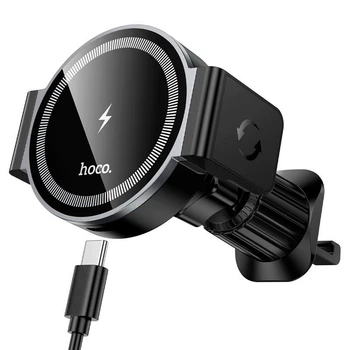 Тримач HOCO Power electric magnetic wireless fast charging car holder (air outlet) HW35 | 15W |
